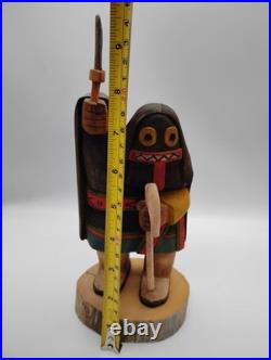 RARE Hopi Ogre Woman Kachina by Sterling Francis Jr. 10