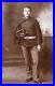 RARE-INDIAN-WARS-US-MARINE-CORPS-MARINE-in-DRESS-BLUE-CAPE-1895-CABINET-PHOTO-01-ph