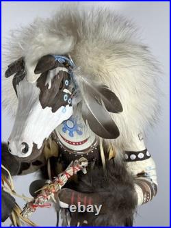 RARE KEVIN, TANNER & SHAWN GADOMSKI HORSE MANITOU KACHINA OJIBWE Turtle Clan