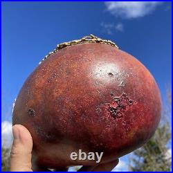 RARE Kris Thoeni American Indian Native Arrowhead Gourd Water Vessel? Blt39j3