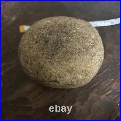 RARE Large Native American Game Stone /Discoidal Stone Tool