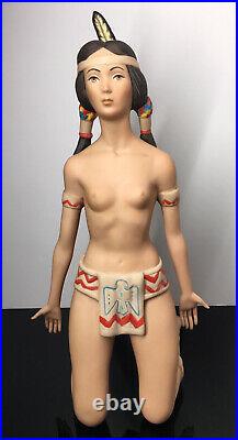 RARE Laszlo Ispanky Goebel Porcelain Native American Maiden Limited Edition #316