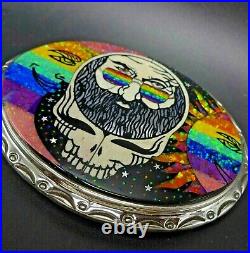 RARE Ltd Edition DAVID FREELAND Jerry Garcia GRATEFUL DEAD Opal Rainbow BUCKLE