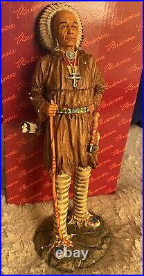 RARE Medicine Man Warrior Native American Statue