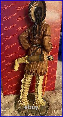 RARE Medicine Man Warrior Native American Statue