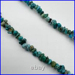 RARE Milton Lee Native American Navajo Sterling Silver Turquoise Necklace