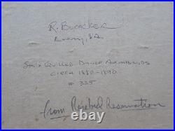 RARE NATIVE AMERICAN CEREMONIAL QUILLED ARM BANDS, with PAPERWORK SD-102509007