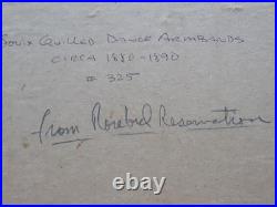 RARE NATIVE AMERICAN CEREMONIAL QUILLED ARM BANDS, with PAPERWORK SD-102509007