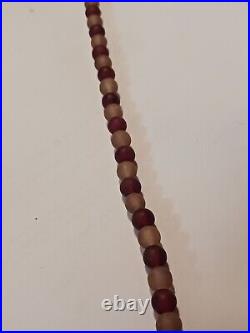 RARE NATIVE AMERICAN GLASS TRADE BEADS 1880s 1920s VERY NICE AUTHENTIC