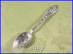 RARE NATIVE AMERICAN HAND-STAMPED 5 3/8 SOUVENIR SPOON for FRENCH LICK, IND
