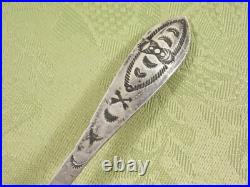 RARE NATIVE AMERICAN HAND-STAMPED 5 3/8 SOUVENIR SPOON for FRENCH LICK, IND