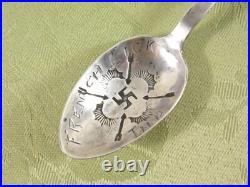 RARE NATIVE AMERICAN HAND-STAMPED 5 3/8 SOUVENIR SPOON for FRENCH LICK, IND