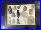 RARE-NATIVE-AMERICAN-INDIAN-ARROWHEADS-FULL-CASE-COLLECTION-Set-of-14-G2-01-iby