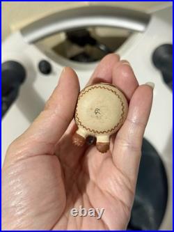 RARE Native American Art Elaborated Hohokam Human Effigy Mini Vase 1.75 Signed