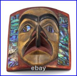 RARE Native American Authentic Wooden Art Tribal Frontlet