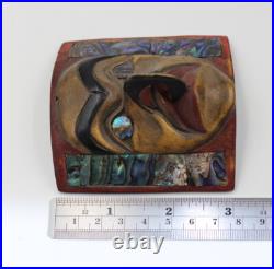 RARE Native American Authentic Wooden Art Tribal Frontlet