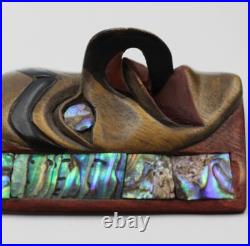 RARE Native American Authentic Wooden Art Tribal Frontlet