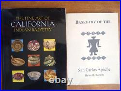 RARE Native American Basketry Brian Bibby INSCRIBED Terry DeWald + LETTER Archiv