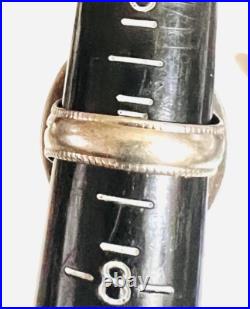 RARE Native American Carol Felley Silver Turquoise Ring Sz 7 GORGEOUS