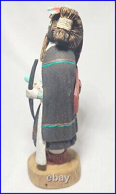 RARE Native American HE-E'-E' Ogre Woman Hopi Kachina Doll Signed Feron Tewa