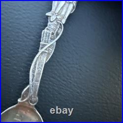 RARE Native American Indian Couple P&B Sterling Silver Spoon Minneapolis MN