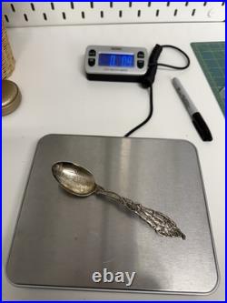 RARE Native American Indian Couple P&B Sterling Silver Spoon Minneapolis MN