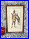 RARE-Native-American-Indian-Watercolor-Painting-Powhatan-Algonquin-Tillotson-Art-01-xir