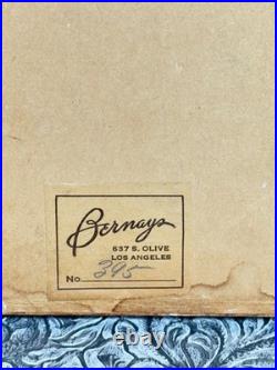 RARE Native American Indian Watercolor Painting Powhatan Algonquin Tillotson Art