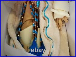 RARE Native American Princess RUSTIE Large Porcelain Doll WHITE FOX Ltd Ed COA