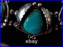RARE Native American Turquoise Choker Necklace SIGNED Museum Quality