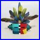 RARE-Native-American-Wood-Kachina-Face-Mask-Withfeathers-Handmade-EUC-01-nx