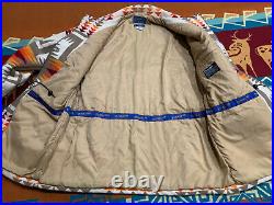 RARE Pendleton Chief Joseph Wool Parka Chakana Gold Rust Western Jacket Sz 2XL