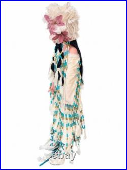 RARE Rustie White Dove 42 Native American Bride Doll #5/2000 Hand Beaded 1999