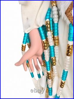 RARE Rustie White Dove 42 Native American Bride Doll #5/2000 Hand Beaded 1999