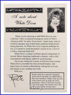 RARE Rustie White Dove 42 Native American Bride Doll #5/2000 Hand Beaded 1999