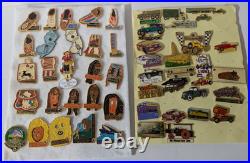 RARE Set Of 50 Lions Club Enamel Pins Native American Moccasins, Masks, Transpor