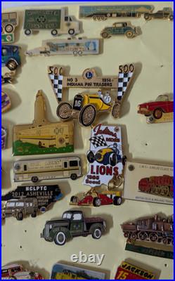 RARE Set Of 50 Lions Club Enamel Pins Native American Moccasins, Masks, Transpor