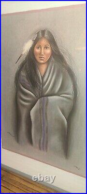 RARE Sheila Hill Native American Girl Ltd Ed. Signed Print