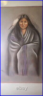 RARE Sheila Hill Native American Girl Ltd Ed. Signed Print