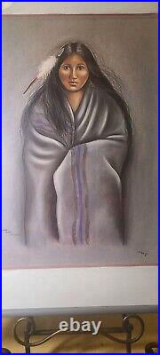 RARE Sheila Hill Native American Girl Ltd Ed. Signed Print