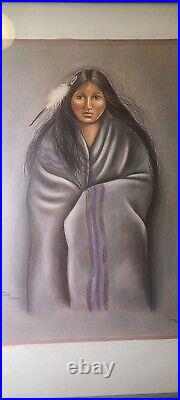 RARE Sheila Hill Native American Girl Ltd Ed. Signed Print