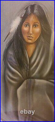 RARE Sheila Hill Native American Girl Ltd Ed. Signed Print