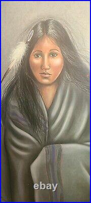 RARE Sheila Hill Native American Girl Ltd Ed. Signed Print