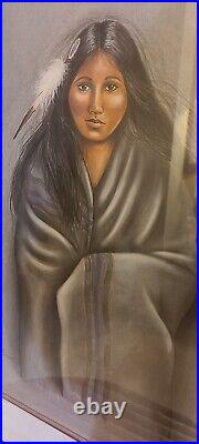 RARE Sheila Hill Native American Girl Ltd Ed. Signed Print