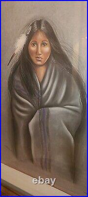 RARE Sheila Hill Native American Girl Ltd Ed. Signed Print