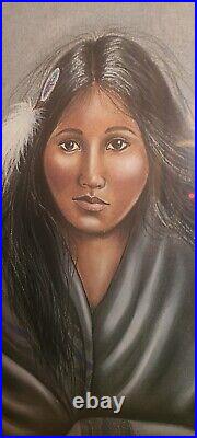 RARE Sheila Hill Native American Girl Ltd Ed. Signed Print