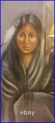 RARE Sheila Hill Native American Girl Ltd Ed. Signed Print