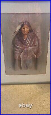 RARE Sheila Hill Native American Girl Ltd Ed. Signed Print