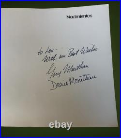 RARE Signed 1st Ed'NACIMIENTOS' 9 SIGNED Native American Artists Signatures