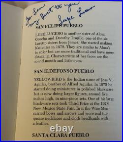 RARE Signed 1st Ed'NACIMIENTOS' 9 SIGNED Native American Artists Signatures